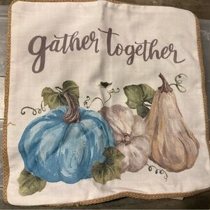 Gather Together Decorative Pillow Cover NWOT